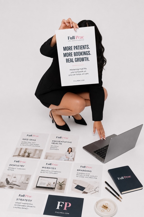 Full Prac marketing materials — more patients, more bookings, real growth
