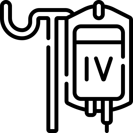 IV drip wellness clinic icon